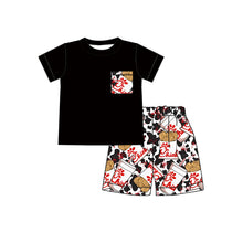 Load image into Gallery viewer, Baby boys chick pocket summer shorts sets
