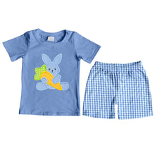 Load image into Gallery viewer, Baby Boys Easter rabbit shorts sets clothes sets
