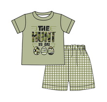 Load image into Gallery viewer, Baby Boys Easter hunting eggs shorts sets
