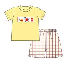 Load image into Gallery viewer, Baby Boys Summer Milk Cow Fries shorts sets
