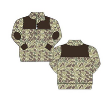 Load image into Gallery viewer, Baby Boys camo long sleeve fall pullover shirts

