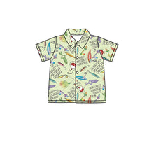 Load image into Gallery viewer, Baby Boys Fishing button ups short Sleeve shirts tops
