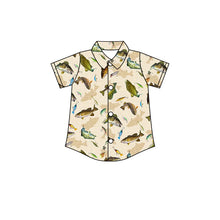 Load image into Gallery viewer, Baby Boys Fishing Short Sleeve T-shirts tops
