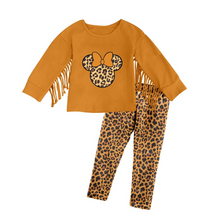 Load image into Gallery viewer, Baby girls cartoon mouse fall pants sets
