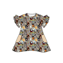 Load image into Gallery viewer, Baby girls fall halloween cartoon dresses
