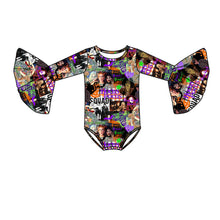 Load image into Gallery viewer, Baby girls Halloween long sleeve witch rompers
