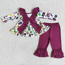 Load image into Gallery viewer, Mardi Gras Bow patns sets
