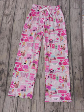 Load image into Gallery viewer, Adult Women Pink Singer Bottom Pants Pajamas
