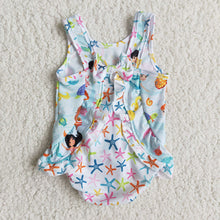 Load image into Gallery viewer, Baby Girls summer mermaid one piece swimsuits
