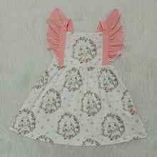 Load image into Gallery viewer, Easter pink rabbit dresses
