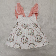 Load image into Gallery viewer, Easter pink rabbit dresses
