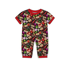 Load image into Gallery viewer, Baby Boys Lobster Short Sleeve Rompers
