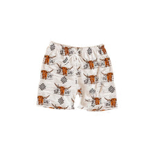 Load image into Gallery viewer, Baby boys western cow swimsuits trunk
