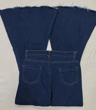 Load image into Gallery viewer, Adult women Distressed denim bell pants Jeans
