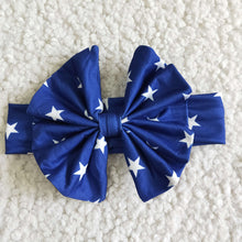 Load image into Gallery viewer, Baby girls 4th of july summer bummie sets(can choose headband here)
