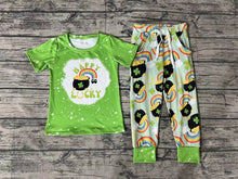 Load image into Gallery viewer, Baby Boys Happy Lucky Shirts Tops St Patrick Day Pants Clothes Sets
