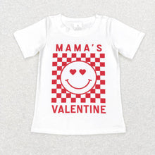 Load image into Gallery viewer, Baby Boys Mama&#39;s Valentines Short Sleeve Tee Shirts Tops
