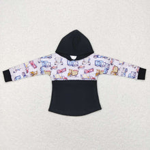 Load image into Gallery viewer, Baby Boys Cars Vans Long Sleeve Hooded Tops
