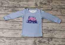Load image into Gallery viewer, Baby Boys Blue Red Tractor Long Sleeve Tee Shirts Tops
