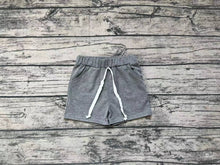 Load image into Gallery viewer, Baby Boys Summer Grey Pockets Cotton Bottoms Shorts
