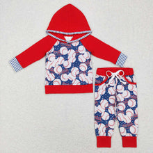 Load image into Gallery viewer, Baby Boys Baseball Long Sleeve Hooded Top Pants Clothes Sets
