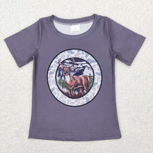 Load image into Gallery viewer, Baby Boys Deer Camo Hunting Summer Short Sleeve Tee Shirts Tops
