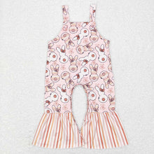 Load image into Gallery viewer, Baby Boys Easter Pink Straps Rabbits Bell Pants Jumpsuits
