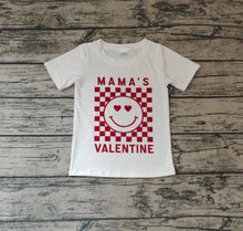Load image into Gallery viewer, Baby Boys Mama&#39;s Valentines Short Sleeve Tee Shirts Tops
