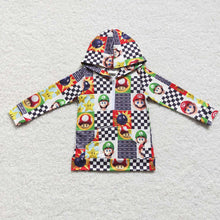 Load image into Gallery viewer, Baby Boys Game Colorful Hoodie Tops
