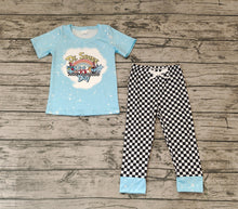Load image into Gallery viewer, Baby Boys Dr Reading Blue Tee Shirts Tops Pants Clothing Sets
