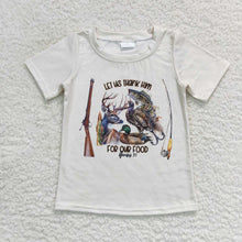 Load image into Gallery viewer, Baby Boys Duck Hunting White Top Tee Shirts
