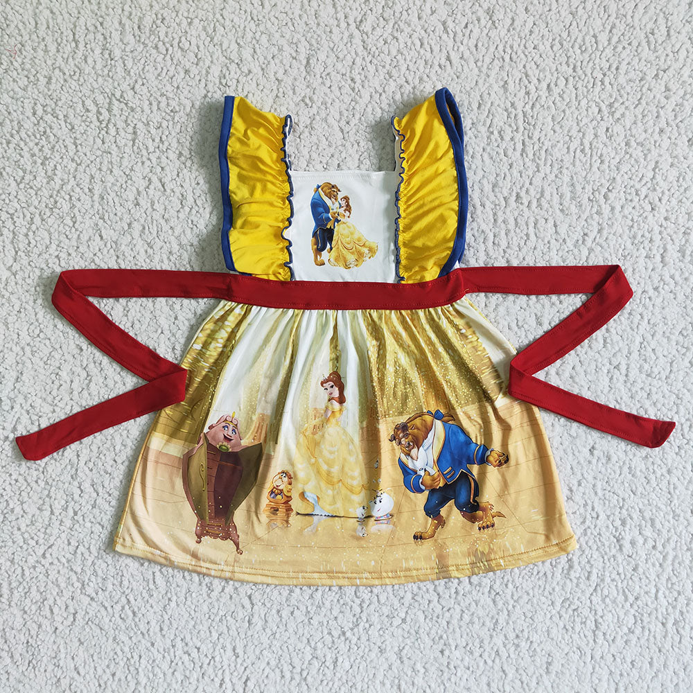 Baby Girls Beauty knee length princess dresses