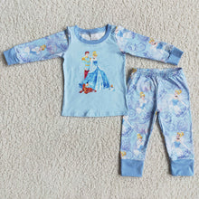Load image into Gallery viewer, Girls Princess pajamas 1
