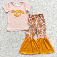 Load image into Gallery viewer, Baby Birthday Girl Flowers Bottom Pants Clothes Sets

