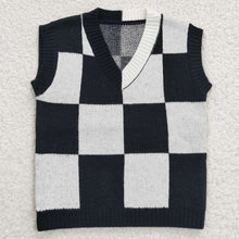 Load image into Gallery viewer, Baby Children Black White Vest Sweaters
