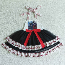 Load image into Gallery viewer, Baby girls Halloween lace tutu dresses
