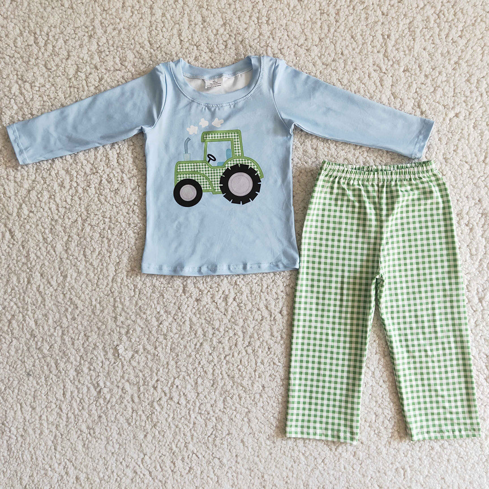 Boys Tractor fall sets