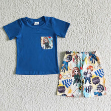Load image into Gallery viewer, Baby cartoon boy shorts sets
