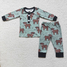 Load image into Gallery viewer, Boys heifer pajamas
