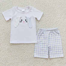 Load image into Gallery viewer, Baby Boys Easter rabbit shorts sets
