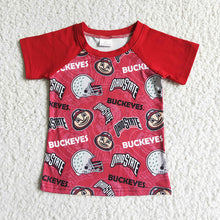 Load image into Gallery viewer, Baby Boys short sleeve football team shirts
