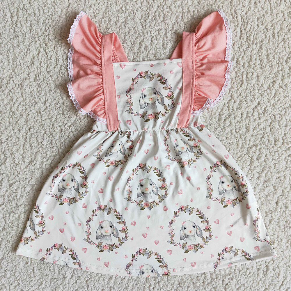 Easter pink rabbit dresses