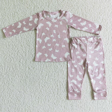 Load image into Gallery viewer, baby girls butterfly fall pajamas sets
