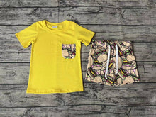 Load image into Gallery viewer, Baby Boys Hamburger Taco Shirt Top Shorts Clothes Sets

