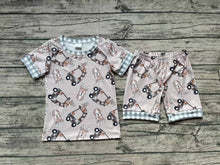 Load image into Gallery viewer, Baby Boys Summer Camo Deer Truck Tops Shorts Pajamas Outfits Clothes Sets
