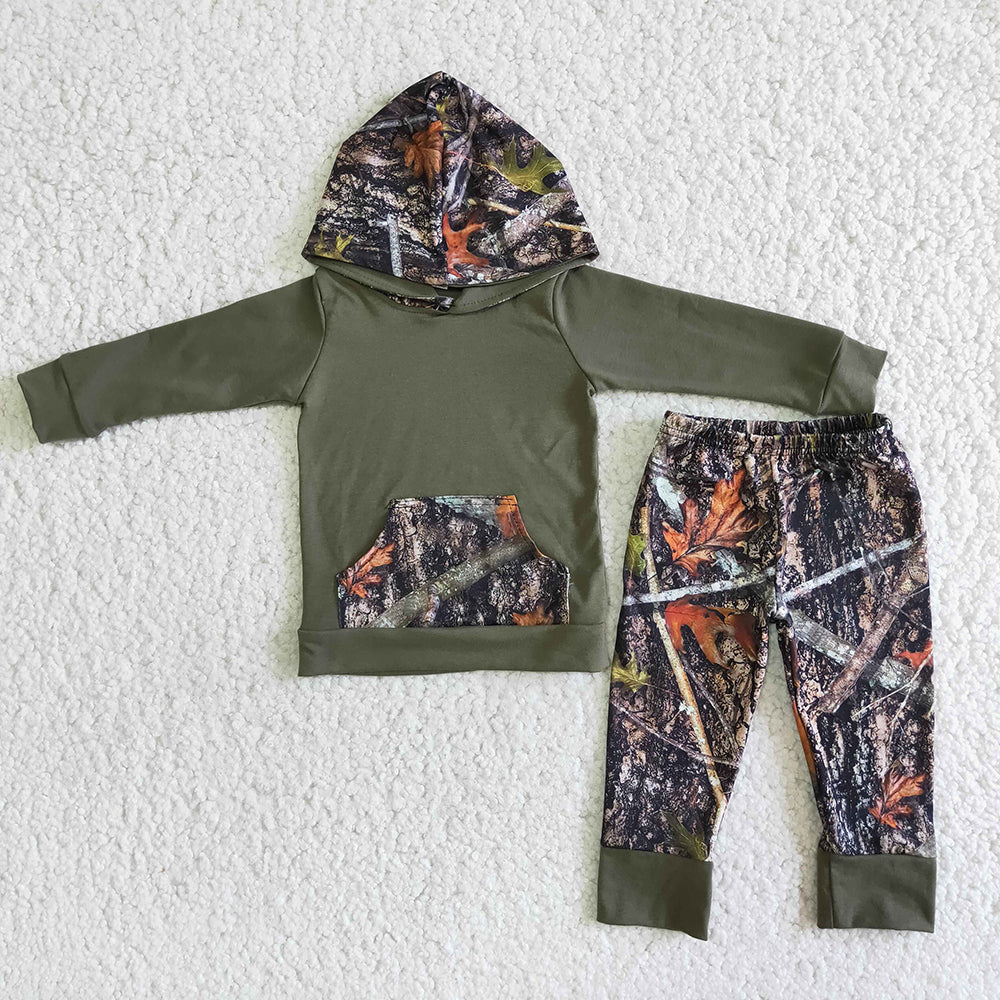 Boys Camo hoodie sets