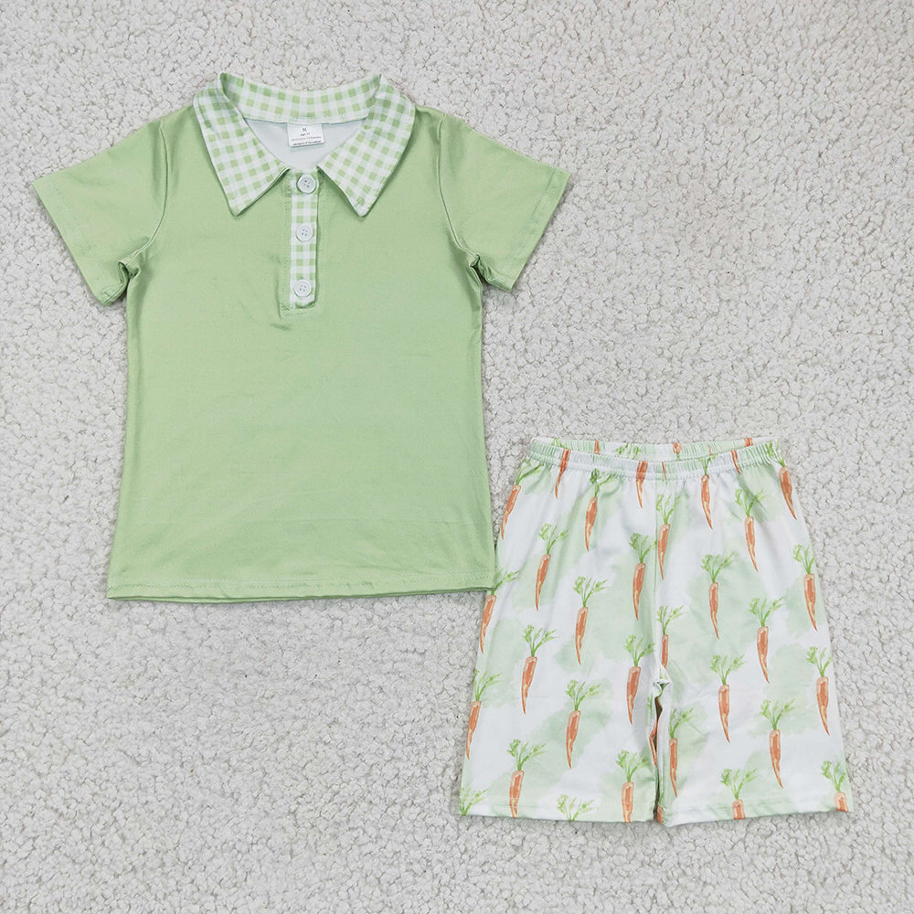 Baby Boys Easter Carrot shorts sets
