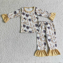 Load image into Gallery viewer, Baby girls New year long sleeve pajamas sets
