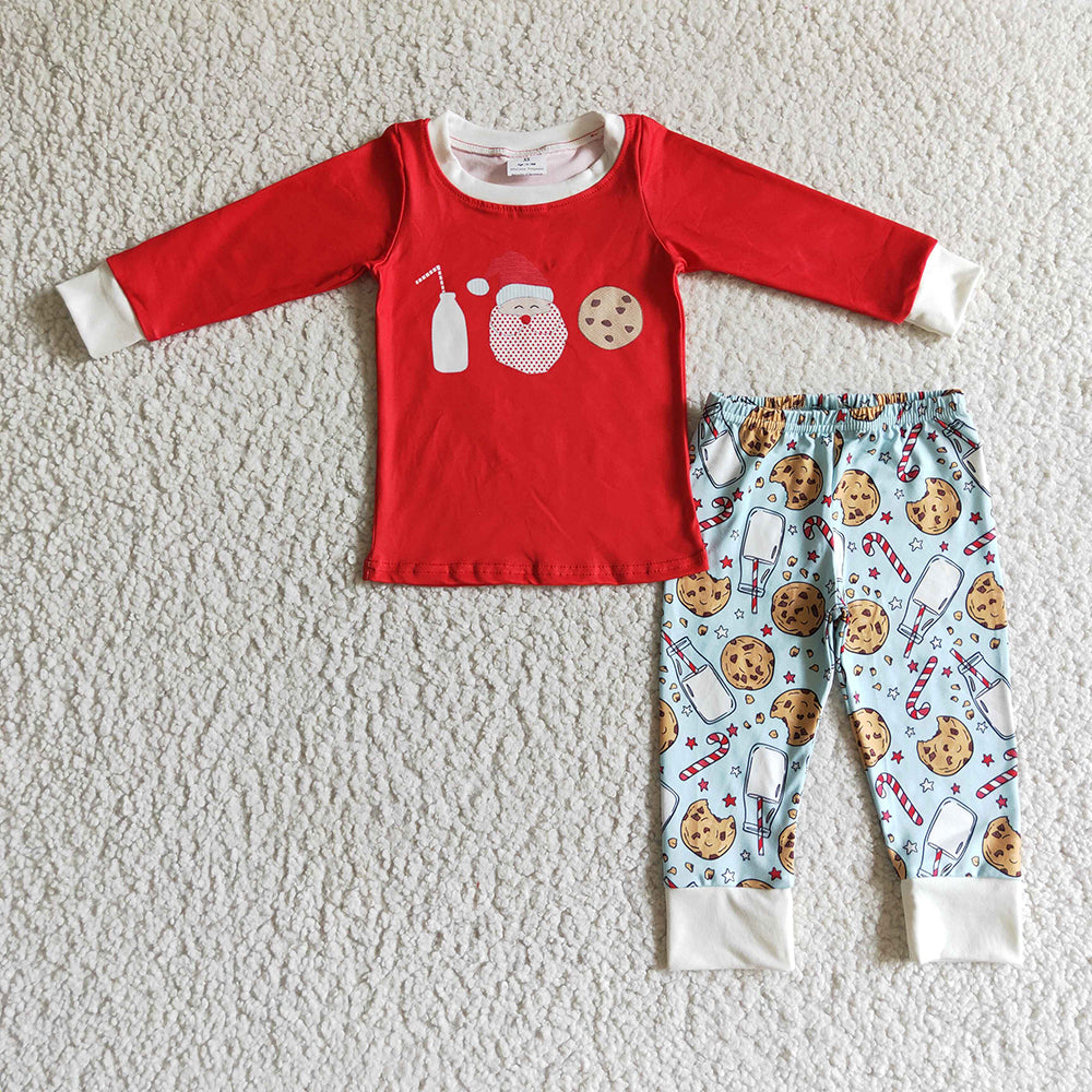 Baby boys Christmas santa milk pants sets