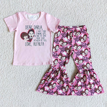 Load image into Gallery viewer, Pink short sleeve valentines bell sets
